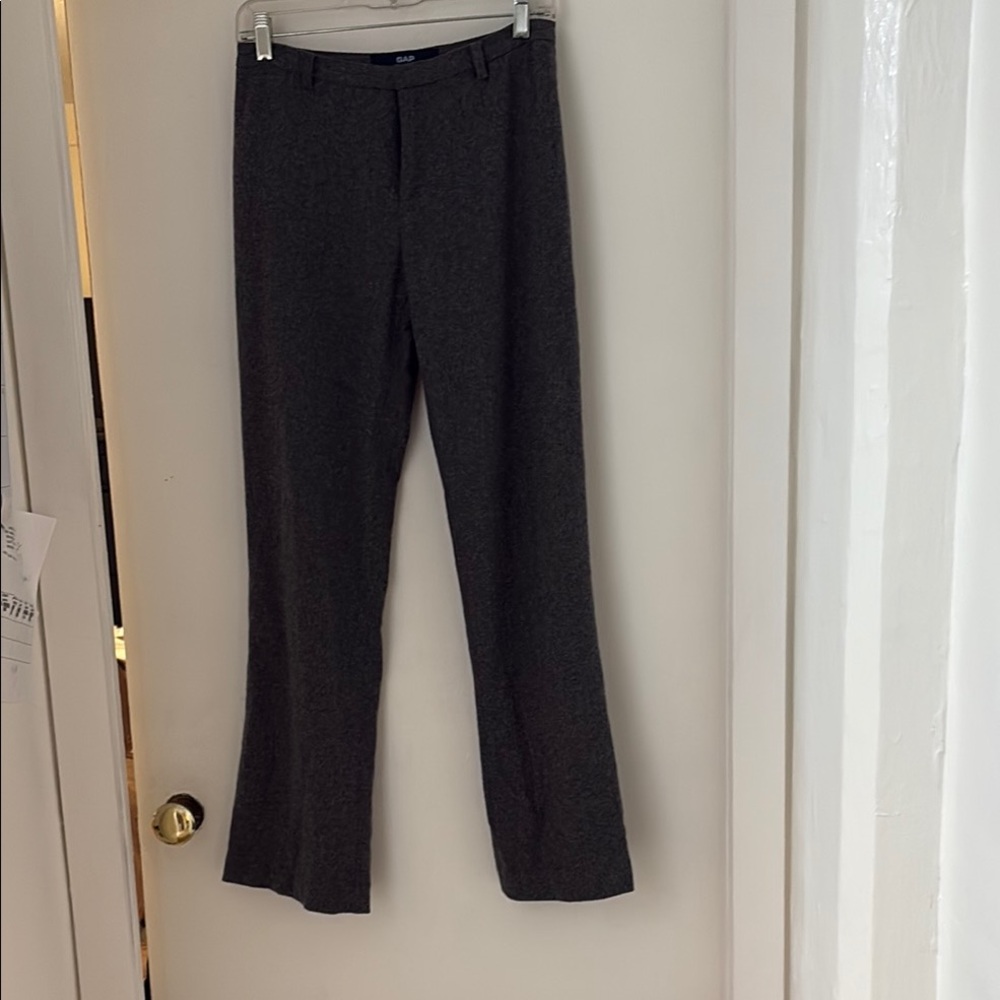 GAP Gray Dress Pants with Straight Leg Cut
